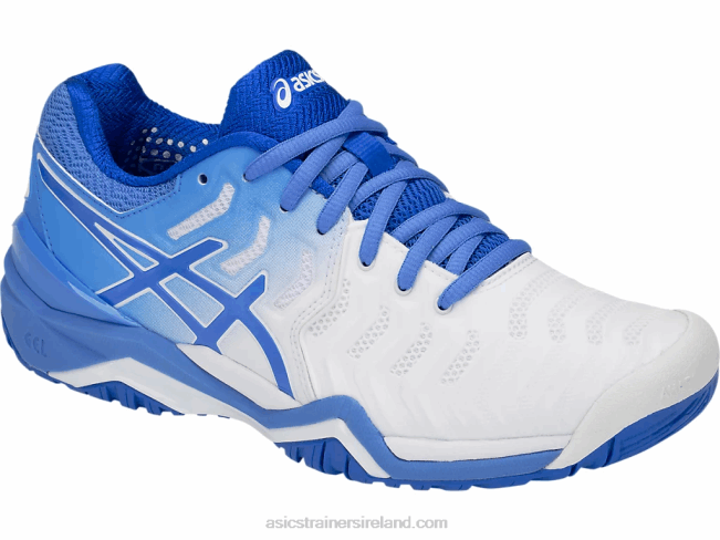 Gel-Resolution 7 White/Blue Coast Asics XXPD4214