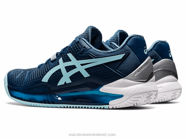 Gel-Resolution 8 Clay Light Indigo/Clear Blue Asics XXPD3259