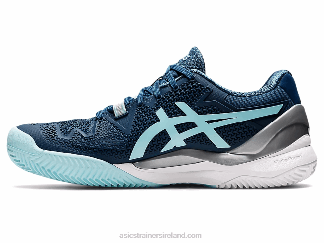 Gel-Resolution 8 Clay Light Indigo/Clear Blue Asics XXPD3259