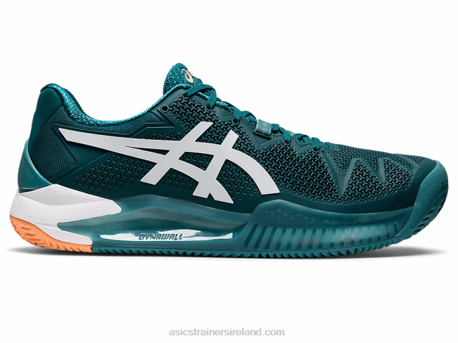 Gel-Resolution 8 Clay Velvet Pine/White Asics XXPD1224