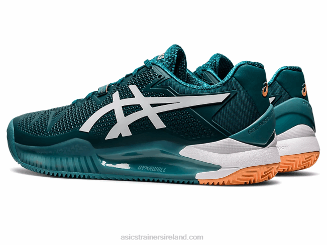 Gel-Resolution 8 Clay Velvet Pine/White Asics XXPD1224