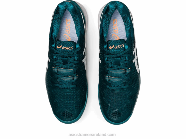 Gel-Resolution 8 Clay Velvet Pine/White Asics XXPD1224