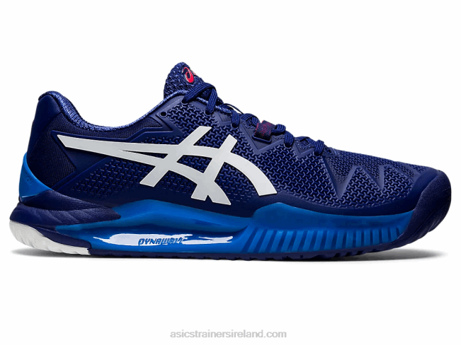 Gel-Resolution 8 Dive Blue/White Asics XXPD1165