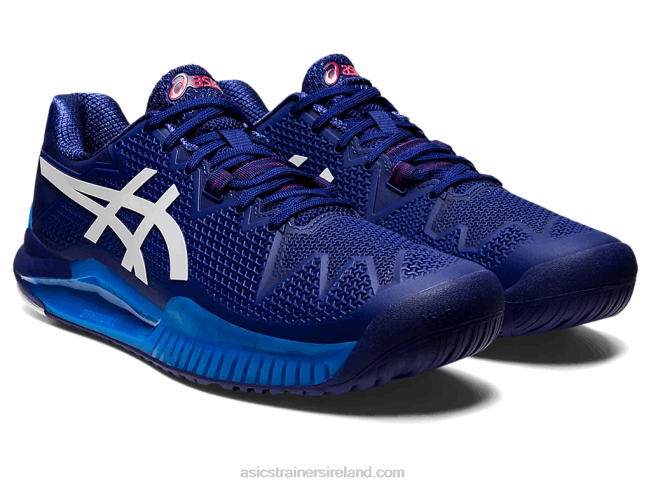 Gel-Resolution 8 Dive Blue/White Asics XXPD1165