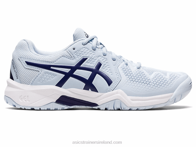 Gel-Resolution 8 Grade School Soft Sky/Dive Blue Asics XXPD4441