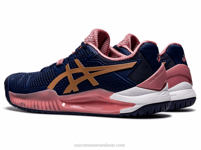 Gel-Resolution 8 Peacoat/Rose Gold Asics XXPD3894