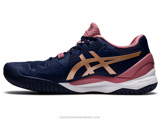 Gel-Resolution 8 Peacoat/Rose Gold Asics XXPD3894