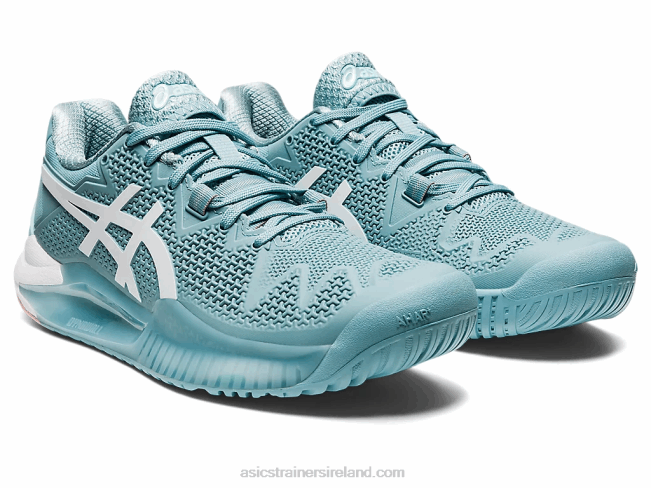 Gel-Resolution 8 Smoke Blue/White Asics XXPD2957