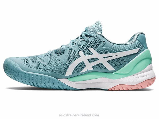 Gel-Resolution 8 Smoke Blue/White Asics XXPD2957