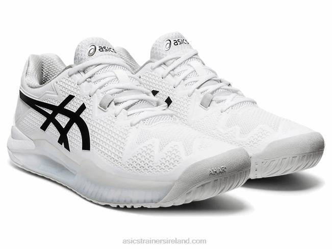 Gel-Resolution 8 White/Black Asics XXPD1842