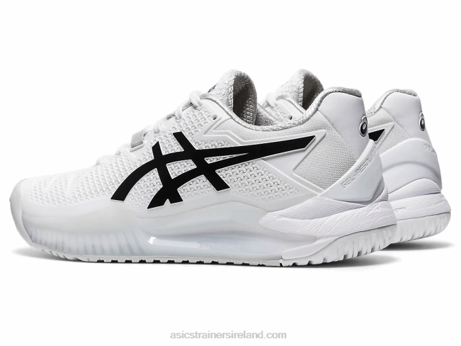 Gel-Resolution 8 White/Black Asics XXPD4152