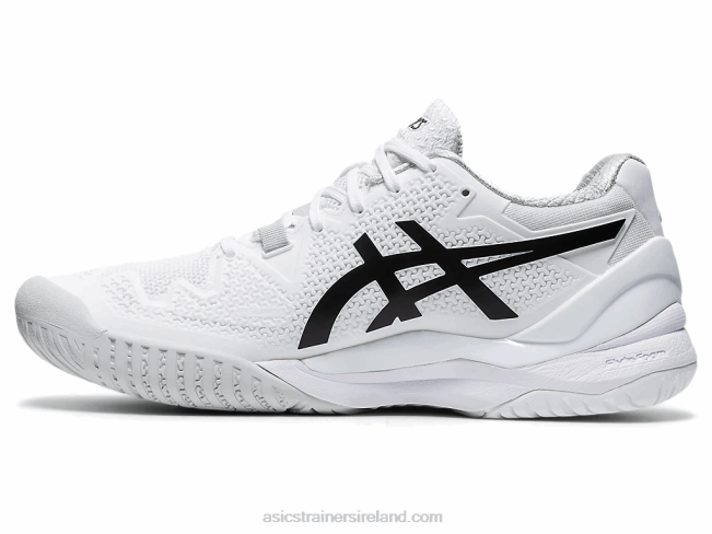 Gel-Resolution 8 White/Black Asics XXPD4152