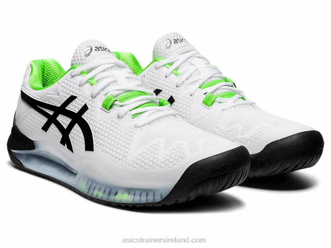 Gel-Resolution 8 White/Green Gecko Asics XXPD1852