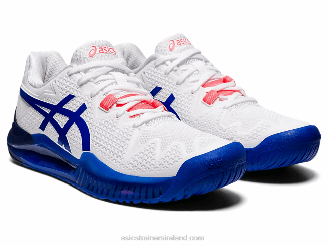 Gel-Resolution 8 White/Lapis Lazuli Blue Asics XXPD3867