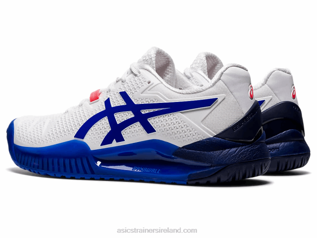 Gel-Resolution 8 White/Lapis Lazuli Blue Asics XXPD3867