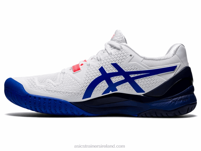 Gel-Resolution 8 White/Lapis Lazuli Blue Asics XXPD3867