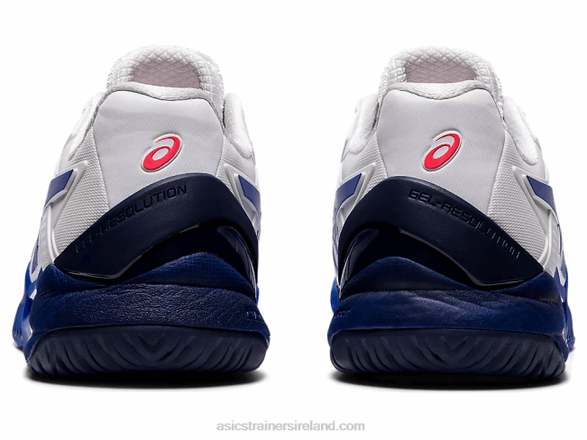 Gel-Resolution 8 White/Lapis Lazuli Blue Asics XXPD3867