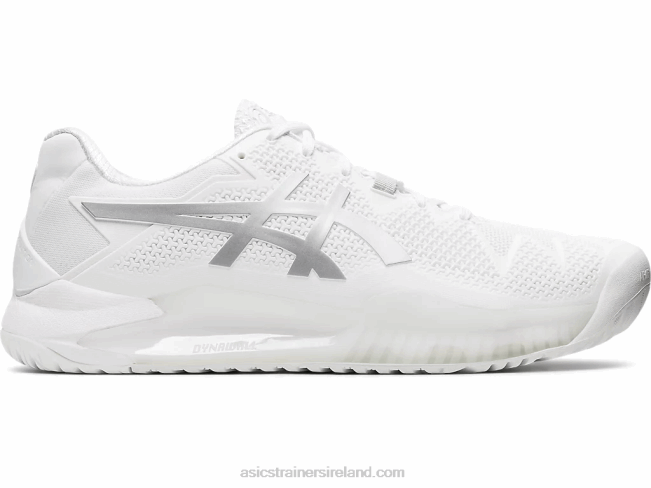 Gel-Resolution 8 White/Pure Silver Asics XXPD2007