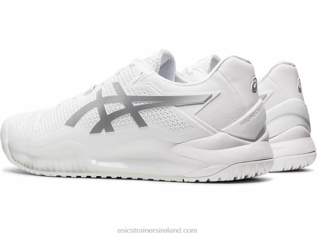 Gel-Resolution 8 White/Pure Silver Asics XXPD2007