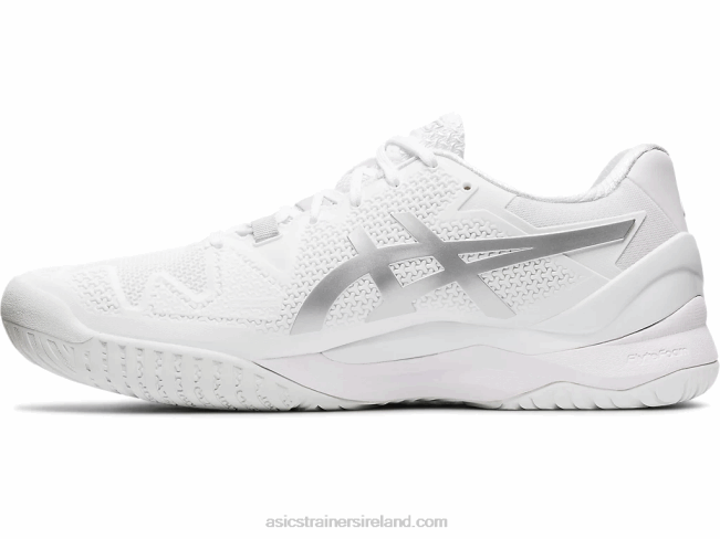 Gel-Resolution 8 White/Pure Silver Asics XXPD2007