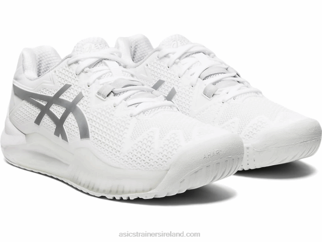 Gel-Resolution 8 White/Pure Silver Asics XXPD4186