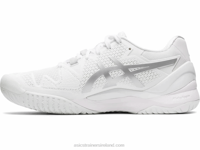 Gel-Resolution 8 White/Pure Silver Asics XXPD4186