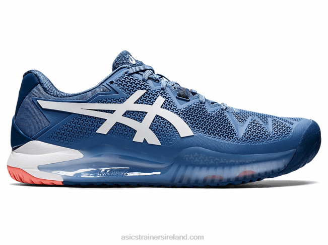 Gel-Resolution 8 Wide Blue Harmony/White Asics XXPD1464