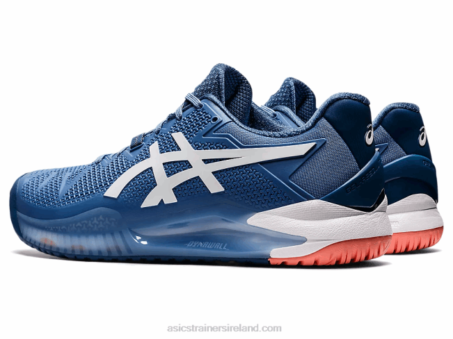 Gel-Resolution 8 Wide Blue Harmony/White Asics XXPD1464