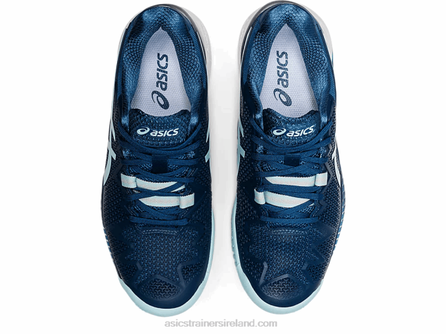 Gel-Resolution 8 Wide Light Indigo/Clear Blue Asics XXPD3521