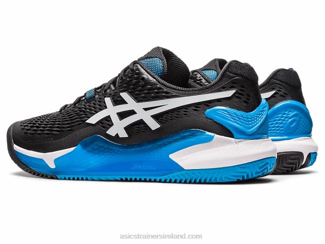 Gel-Resolution 9 Clay Black/White Asics XXPD405