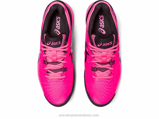 Gel-Resolution 9 Clay Hot Pink/Black Asics XXPD49