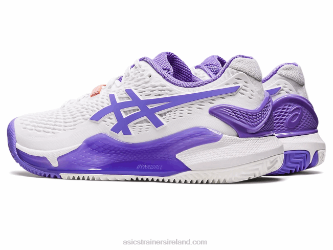 Gel-Resolution 9 Clay White/Amethyst Asics XXPD2452