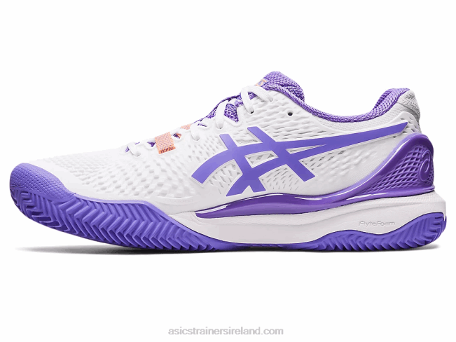 Gel-Resolution 9 Clay White/Amethyst Asics XXPD2452