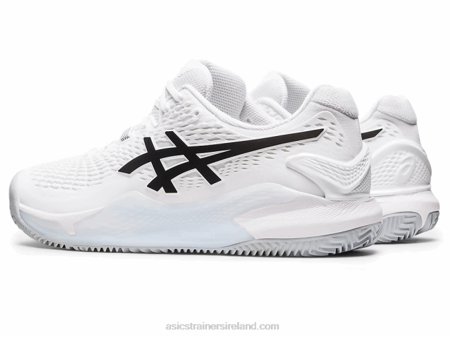 Gel-Resolution 9 Clay White/Black Asics XXPD401