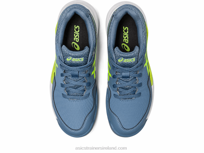 Gel-Resolution 9 Grade School Steel Blue/Hazard Green Asics XXPD4219