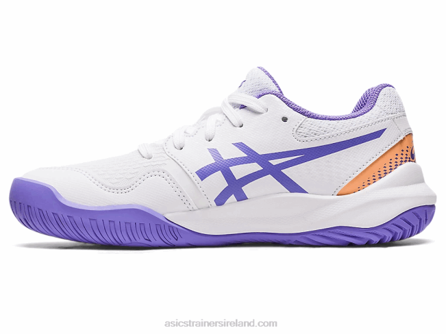 Gel-Resolution 9 Grade School White/Amethyst Asics XXPD4222