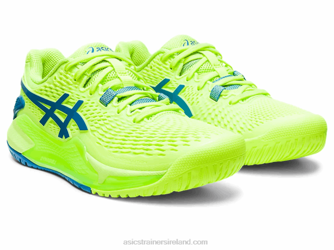 Gel-Resolution 9 Hazard Green/Reborn Blue Asics XXPD2170