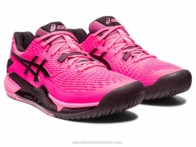 Gel-Resolution 9 Hot Pink/Black Asics XXPD45