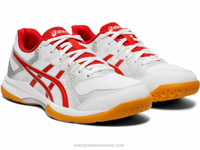 Gel-Rocket 9 White/Classic Red Asics XXPD4202