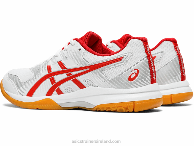 Gel-Rocket 9 White/Classic Red Asics XXPD4202