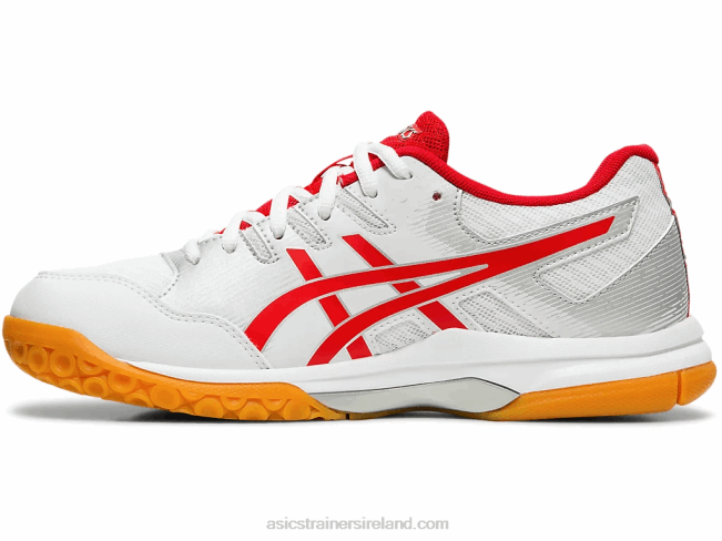 Gel-Rocket 9 White/Classic Red Asics XXPD4202