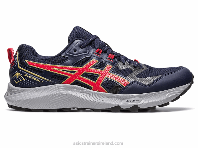 Gel-Sonoma 7 Midnight/Electric Red Asics XXPD116