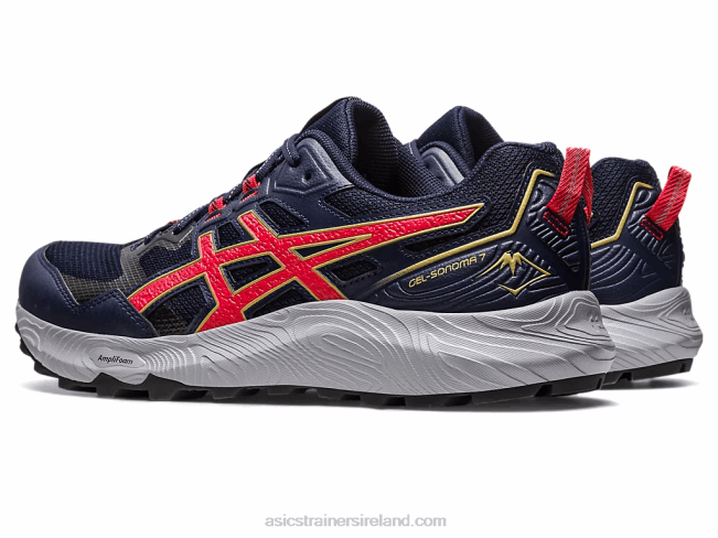 Gel-Sonoma 7 Midnight/Electric Red Asics XXPD116