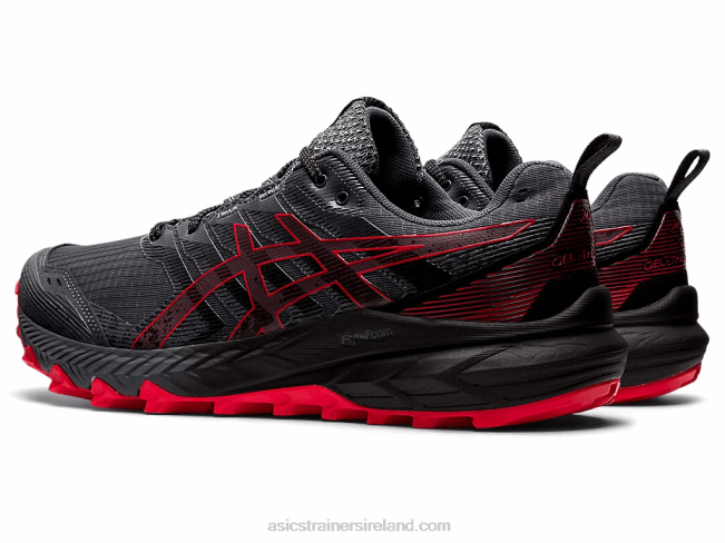 Gel-Trabuco 9 Carrier Grey/Electric Red Asics XXPD670