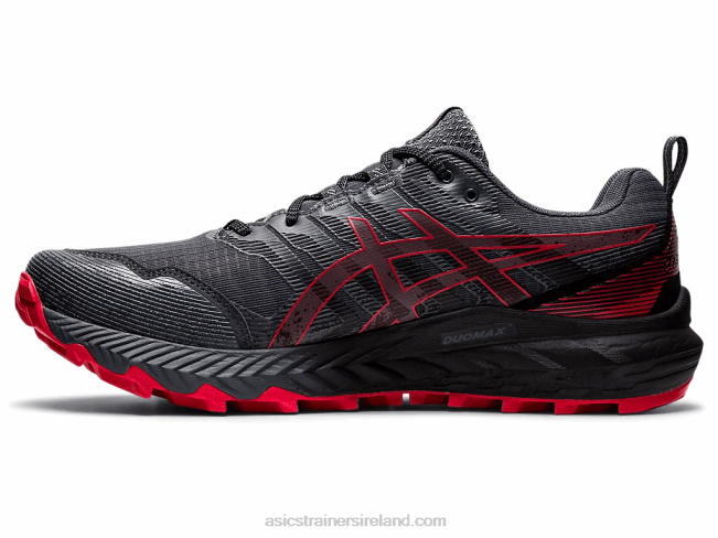 Gel-Trabuco 9 Carrier Grey/Electric Red Asics XXPD670