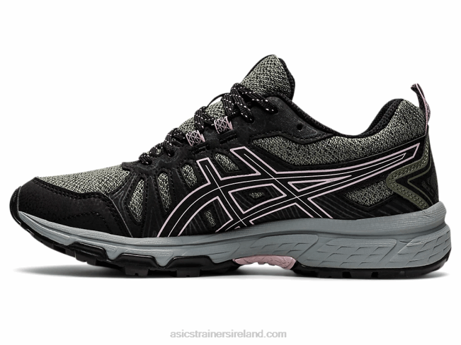 Gel-Venture 7 Lichen Green/Watershed Rose Asics XXPD4118