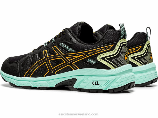 Gel-Venture 7 Wide Black/Orange Pop Asics XXPD4162