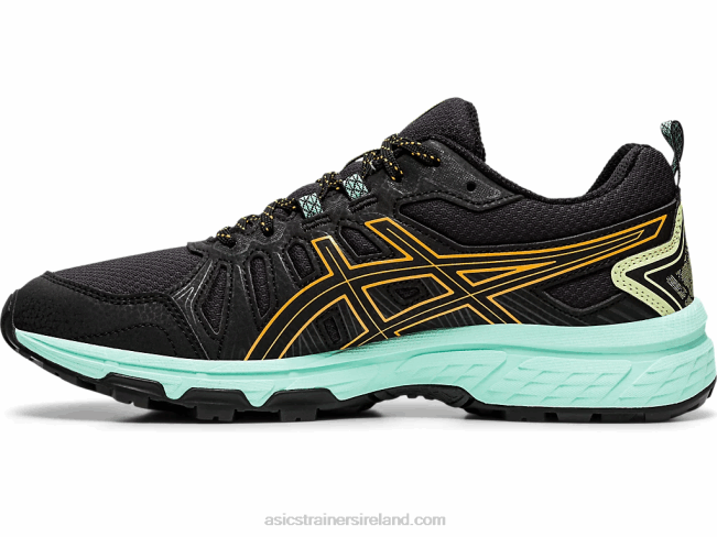 Gel-Venture 7 Wide Black/Orange Pop Asics XXPD4162