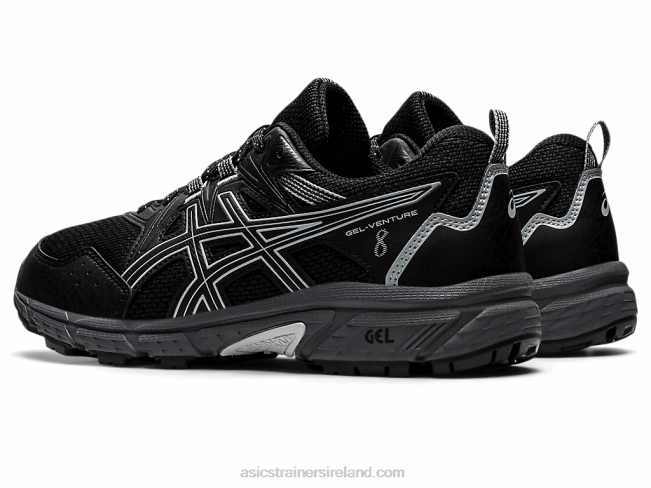 Gel-Venture 8(D) Black/Piedmont Grey Asics XXPD1520