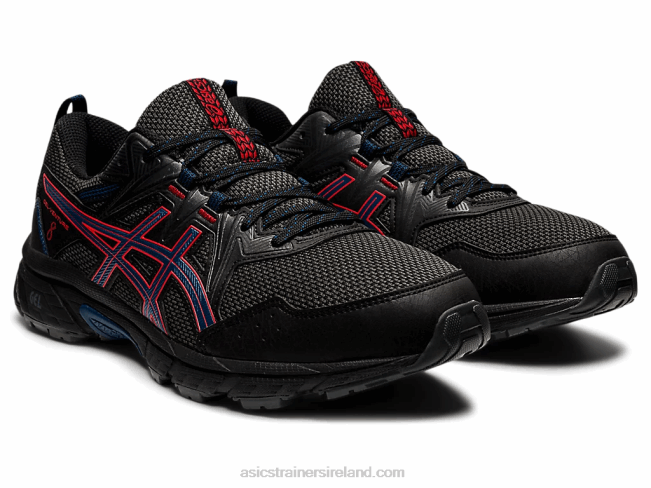 Gel-Venture 8 Black/Fiery Red Asics XXPD1488